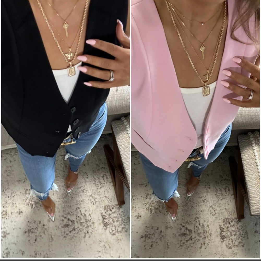 New✨Gorgeous spring button vest - Picture 3 of 9